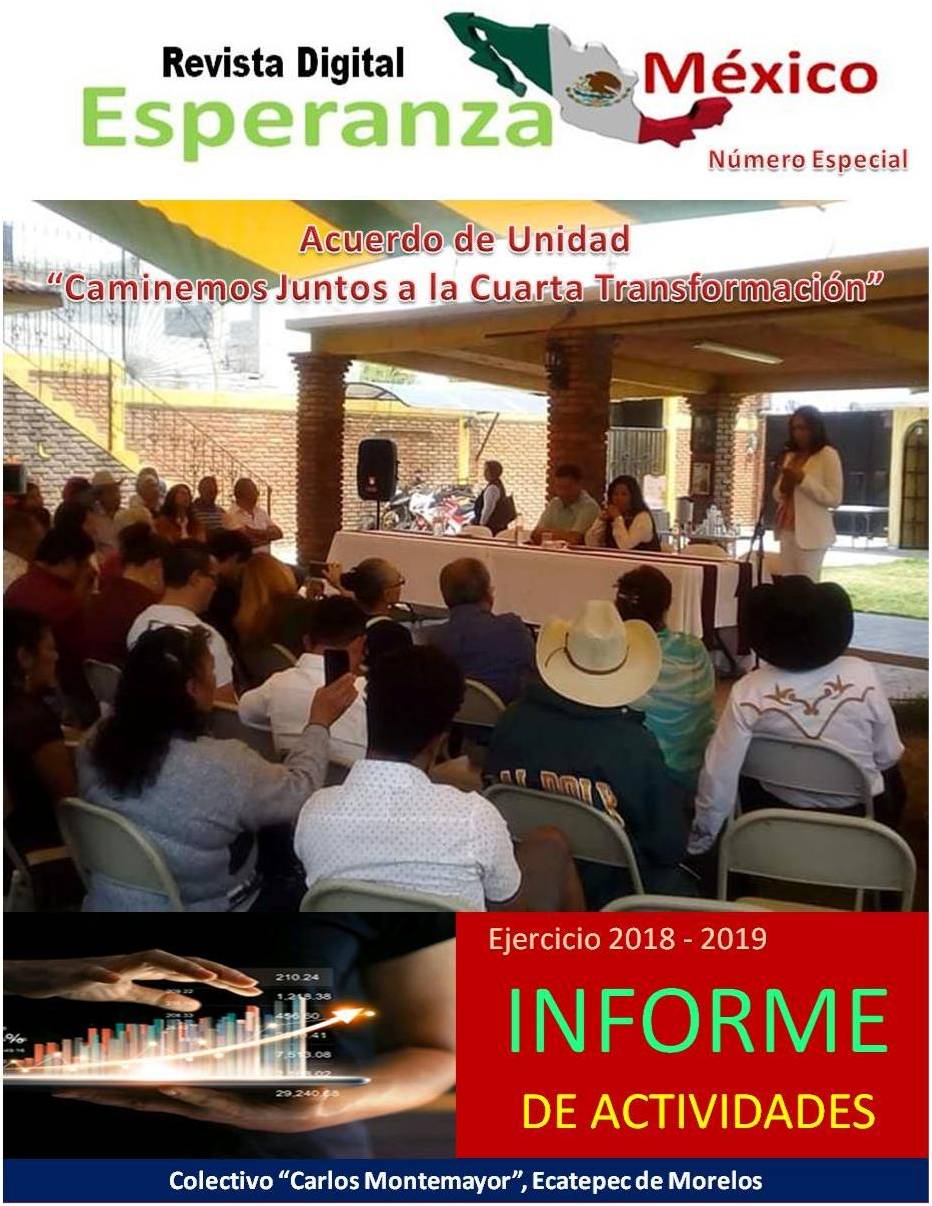 Informe de Actividades 2018 - 2019 Colectivo "Carlos Montemayor"