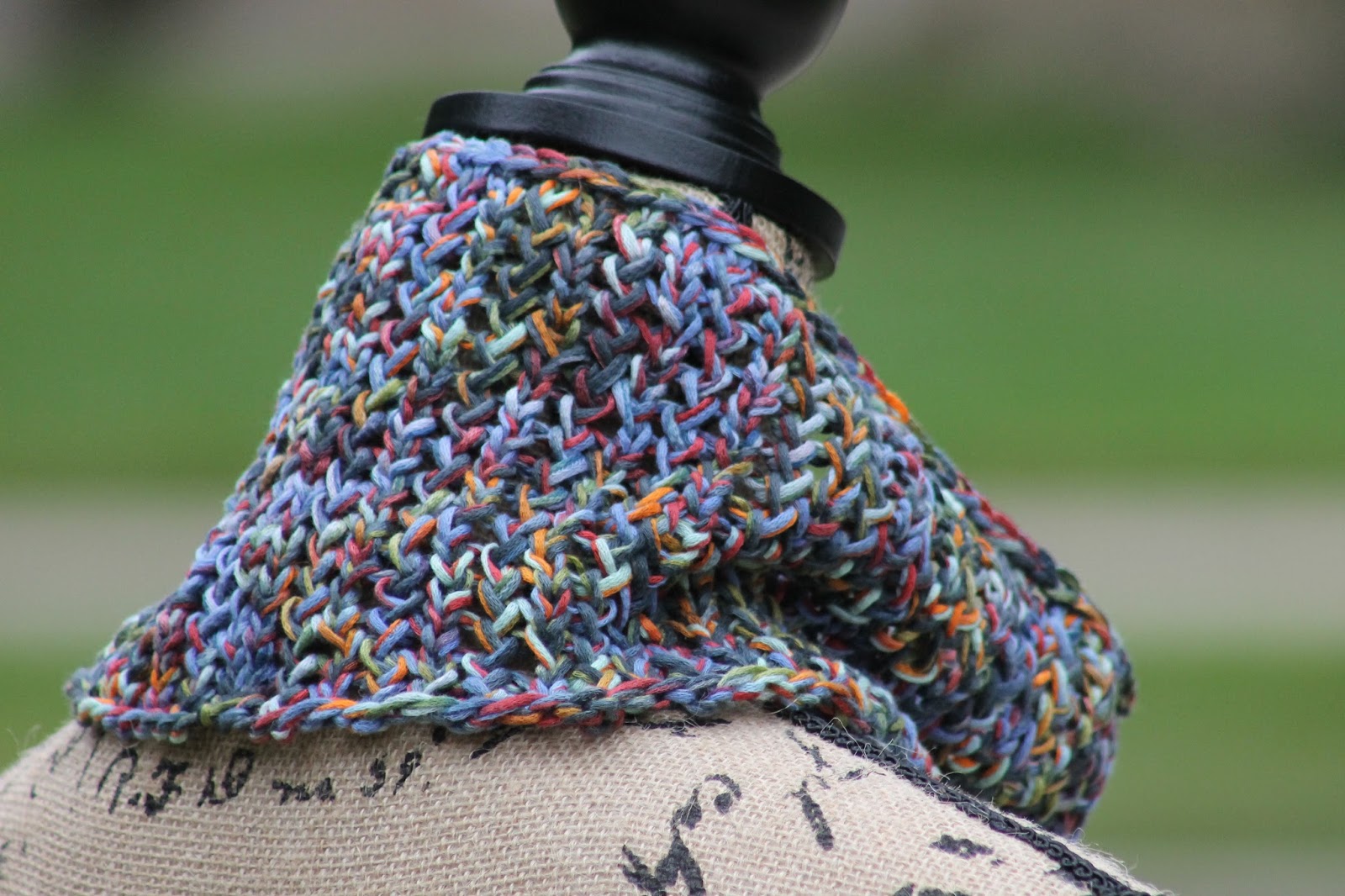 Crochet Infinity Scarf, Cowl/hood, Neck-Warmer Pattern No.81