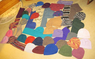 hats and scarves for homeless