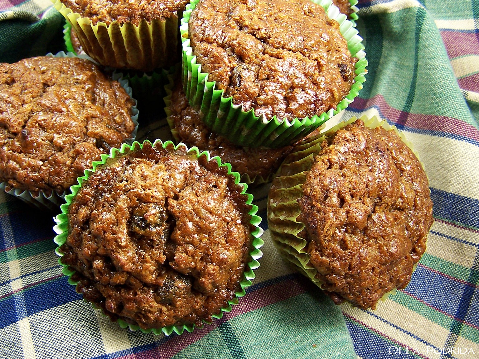 OllaPodrida Sour Cream Bran Muffins