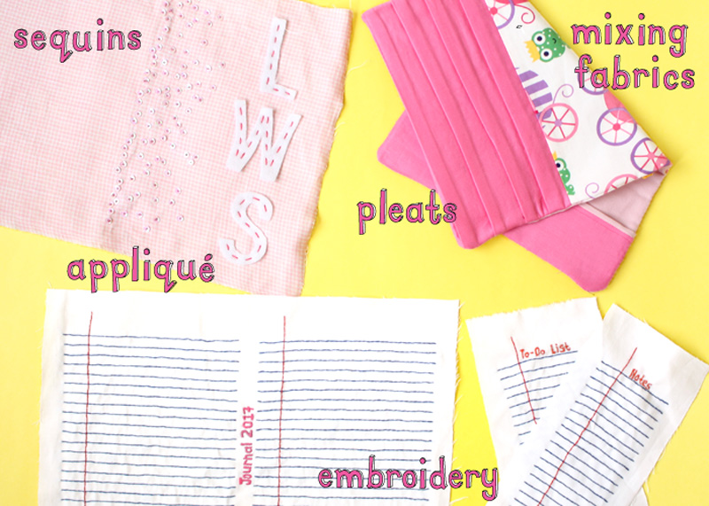 How To Make A Fabric Journal Cover Little White Socks