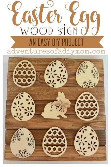 Easter Egg Wood Sign