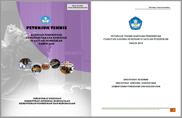 Juknis Santunan Pemerintah Fasilitasi Sarana Kesenian