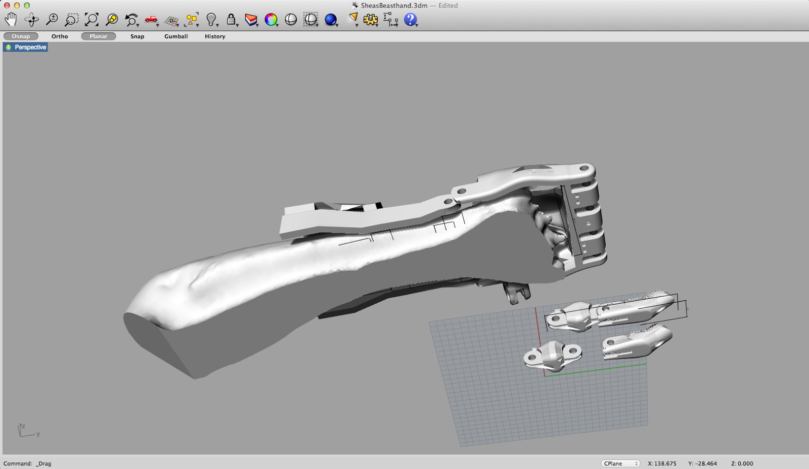 handverker: prosthetic hand: milwaukee prt.8