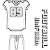 Best Football Jersey Coloring Page Photos