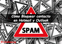 como bloquear contacto en hotmail y outlook