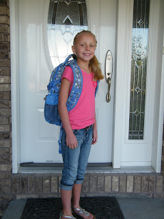 Stocking Feet: First Day of School - 2011