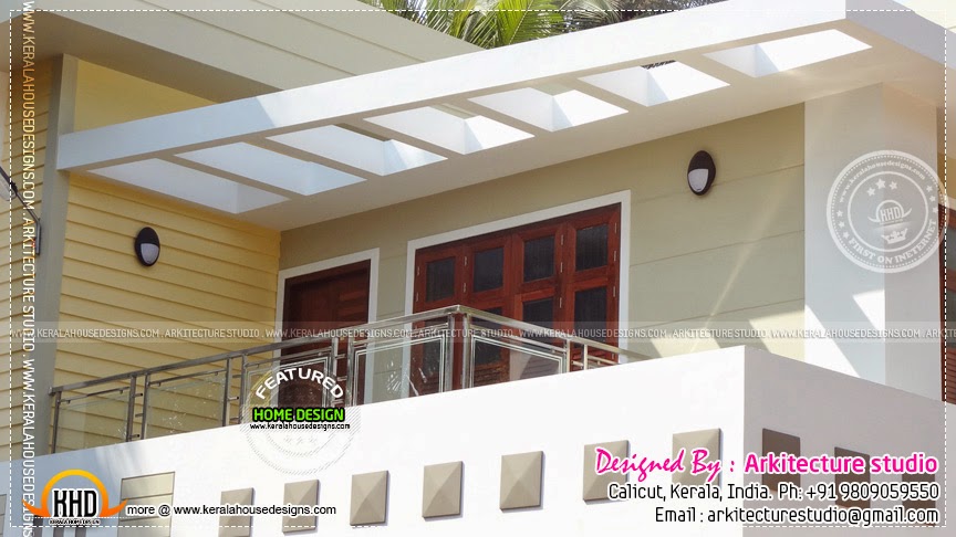 Furnished house elevation with interior photos - Kerala Home Design and ...