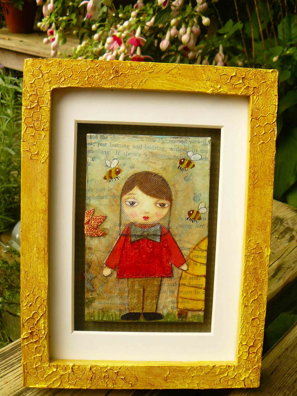 Anniek's Art A new painting and how to clean raw beeswax!