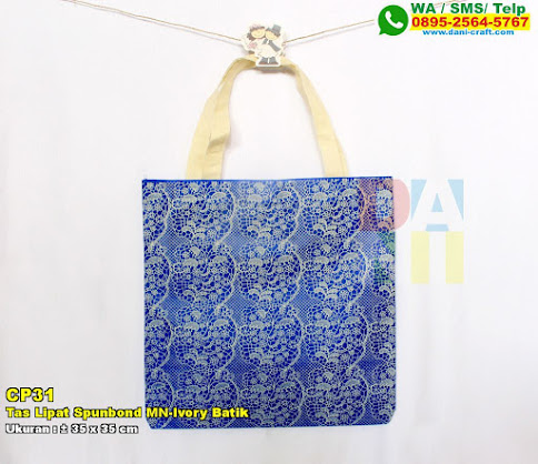 Tas Lipat Spunbond MN-Ivory Batik