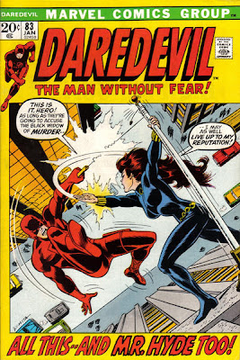 Daredevil #83, Black Widow accused of murder