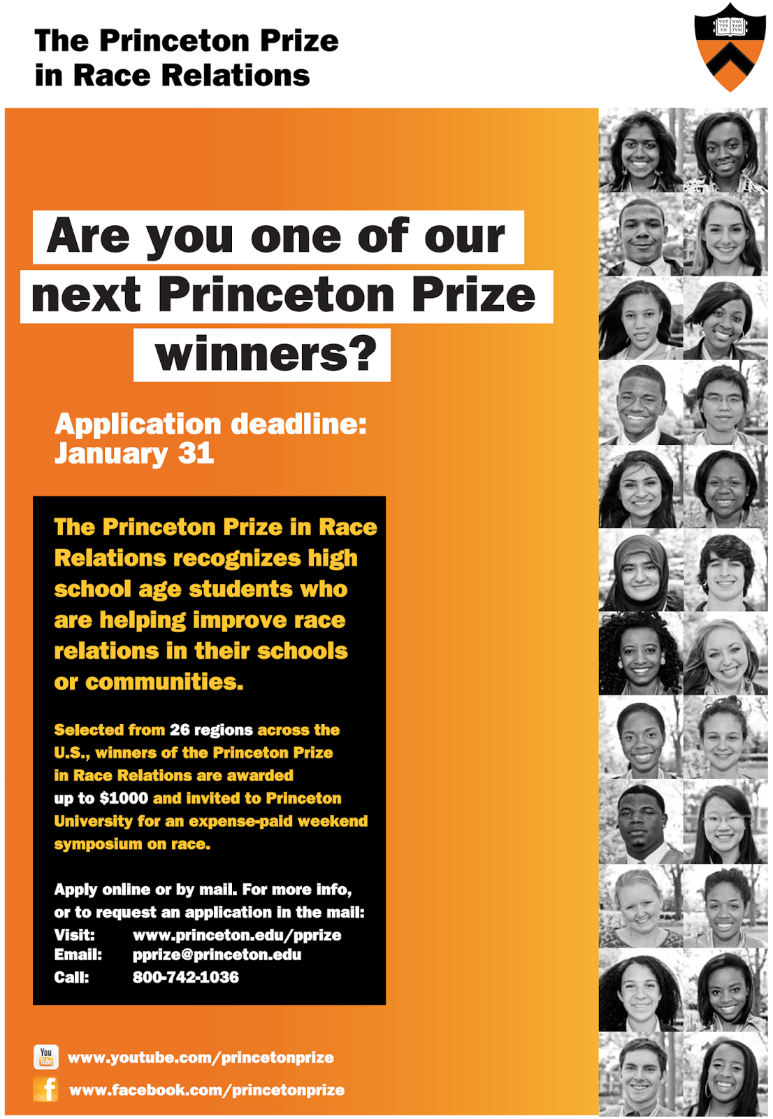 JA Student Opportunities The Princeton Prize in Race Relations