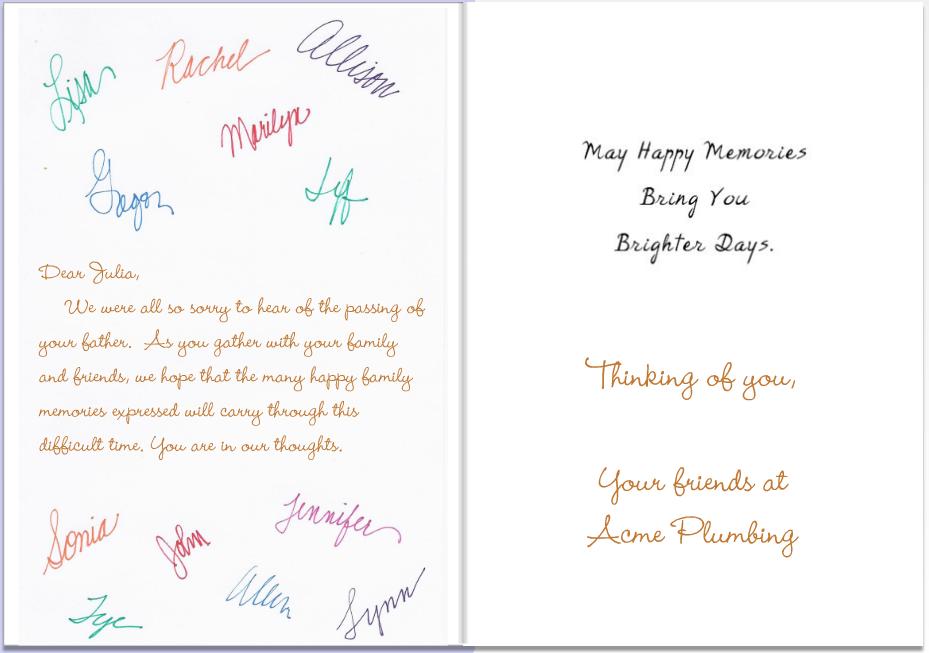 Cards by Lori Bitter Greeting Cards from Your Office Staff