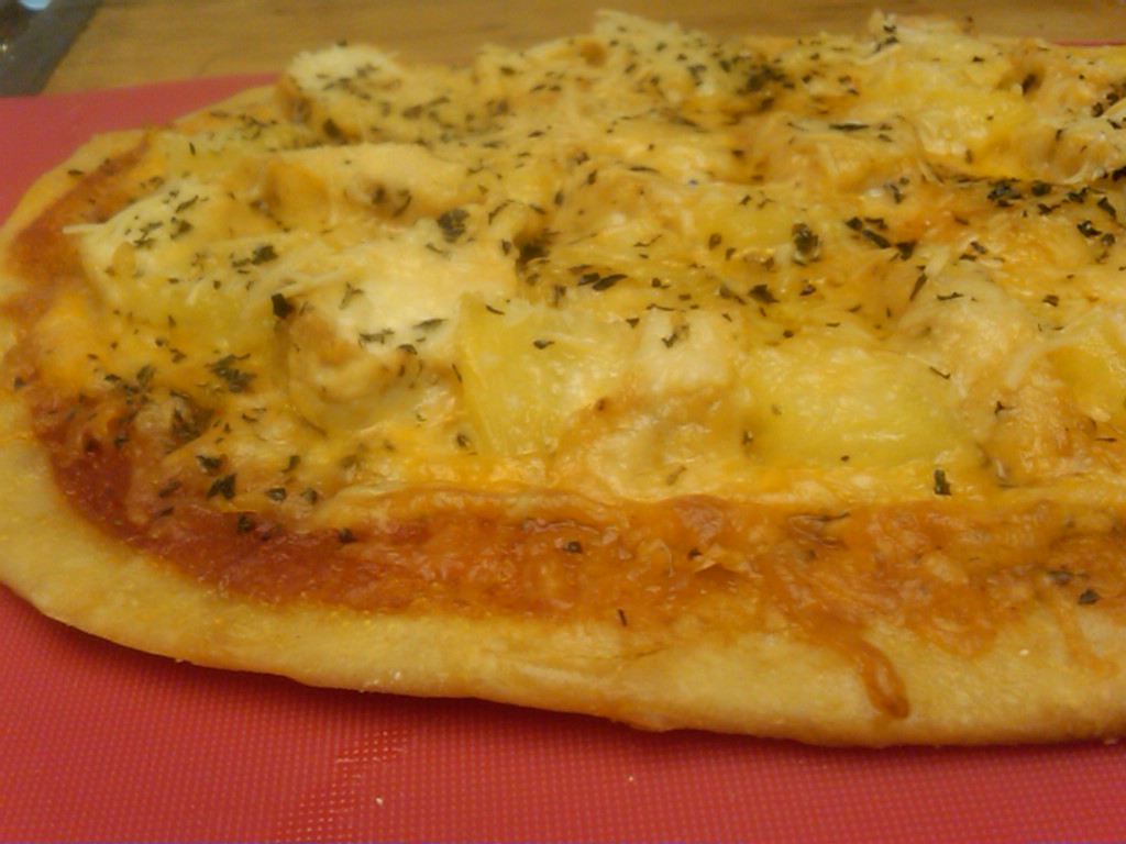 Bread + Butter Grilled Chicken and Pineapple Pizza