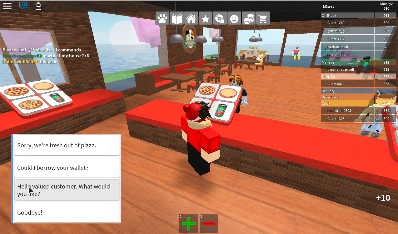 Roblox Game Guides Work At A Pizza Place - roblox pizza place tycoon