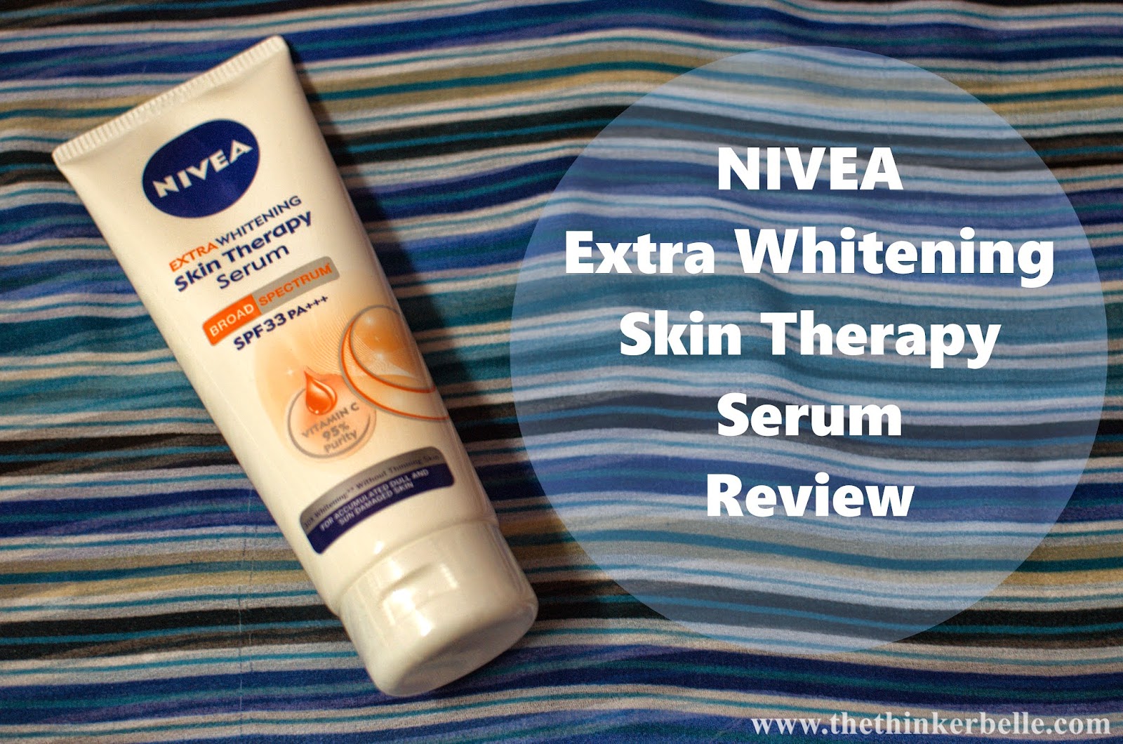 NIVEA Extra Whitening Skin Therapy Serum Get Fairer in 14 Days + Giveaway(Closed) ! — Thinker Belle