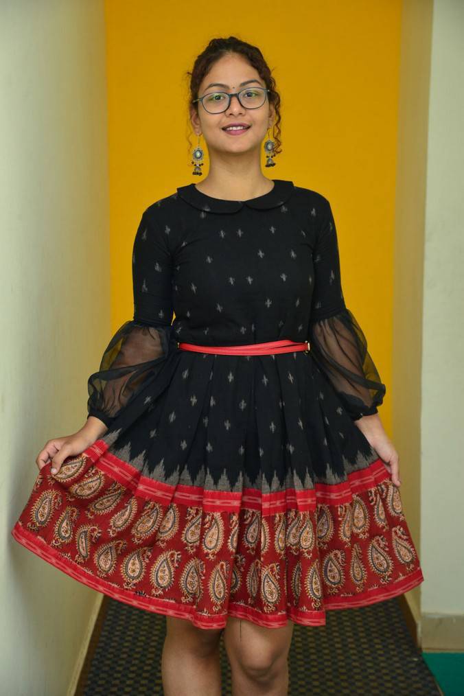 Beautiful Hyderabadi Girl Aditi Myakal Photo Shoot In Mini Black Skirt