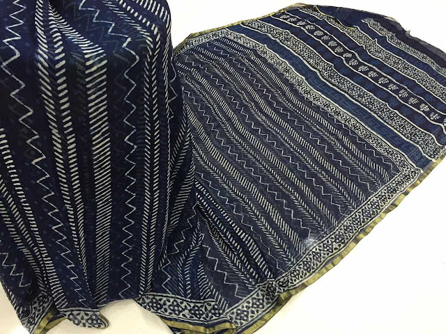 Handprinted Pure Chiffon Sarees | Buy Online Pure chiffon sarees