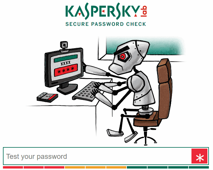 اختبر قوة كلمة المرور PassWord من موقع كاسبرسكاى kaspersky اختبر قوة كلمة المرور PassWord من موقع كاسبرسكاى kaspersky