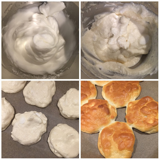 olles *Himmelsglitzerdings*: Zimtwölkchen mit Frischkäseglasur ...