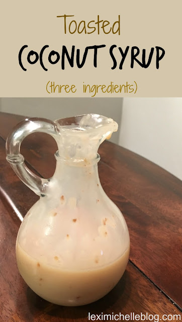 Easy Three Ingredient Coconut Syrup! A crowd favorite--perfect for pancakes, french toast, and crepes!