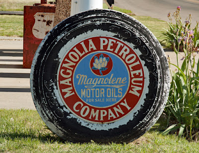 Magnolia Petroleum Sign, Vega, Texas (Sixgun Siding)