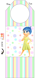 Inside Out: Free Party Printable. Inside Out Free Printable Bookmarks.