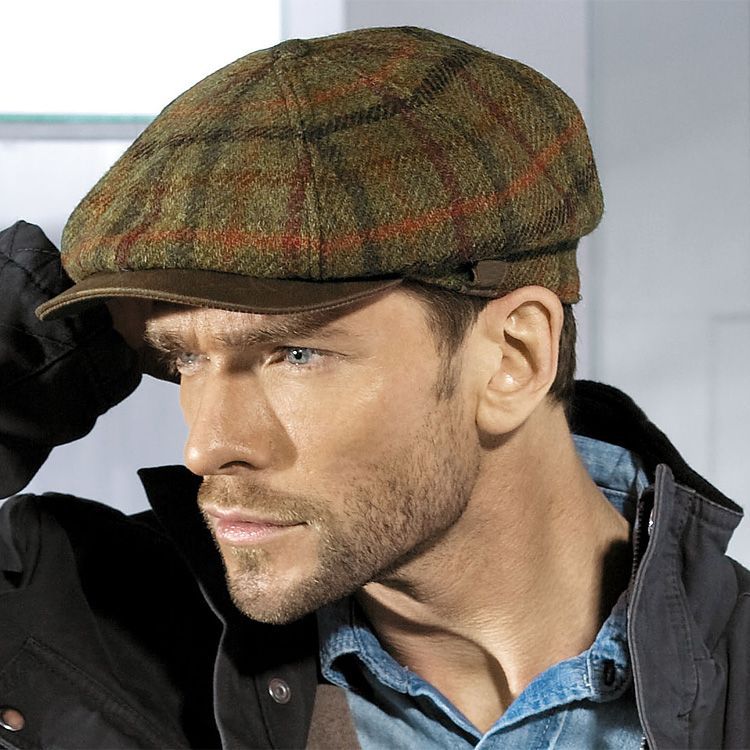 Шотландская кепка мужская