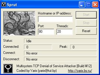 Eskilerden // Sprut DoS Attack Tool [SYN] | TurkHackTeam