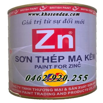 Sơn lên thép mạ kẽm ZN