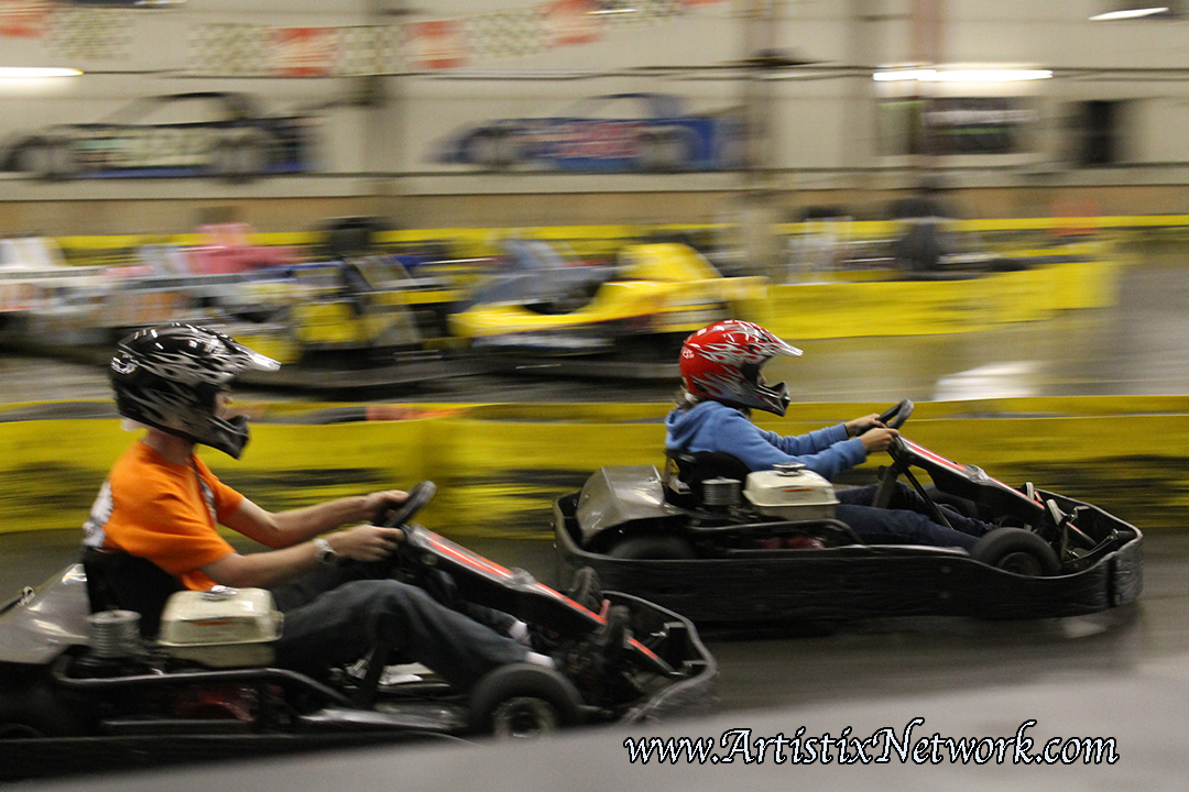 South Dakota Photo Flags and Wheels Indoor Racing