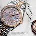 Rolex - Datejust Mens 36m, Diamonds Index, Sunburst Computer Dial Steel & 18K Rose Gold 'G'