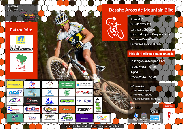 Telefone cross bike arcos Clearance