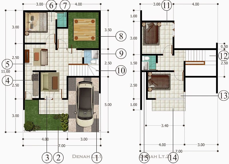 Model Rumah Minimalis 1 Lantai Type 70, Trend Masa Kini!