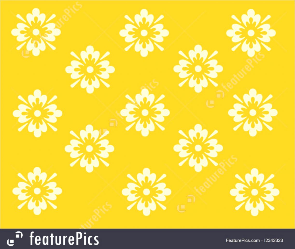 Yellow Flower Wallpaper Designs
