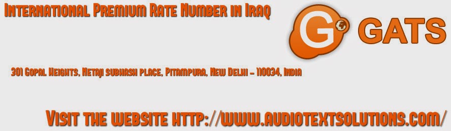 International Premium Rate Number in Iraq