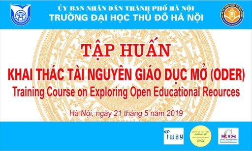 Tập huấn: Khai thác Tài nguyên Giáo dục Mở (OER) tại Trường Đại học Thủ đô Hà Nội - Đợt 2