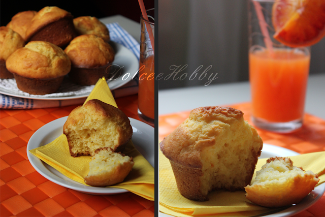 muffin di ricotta al profumo di arancia   