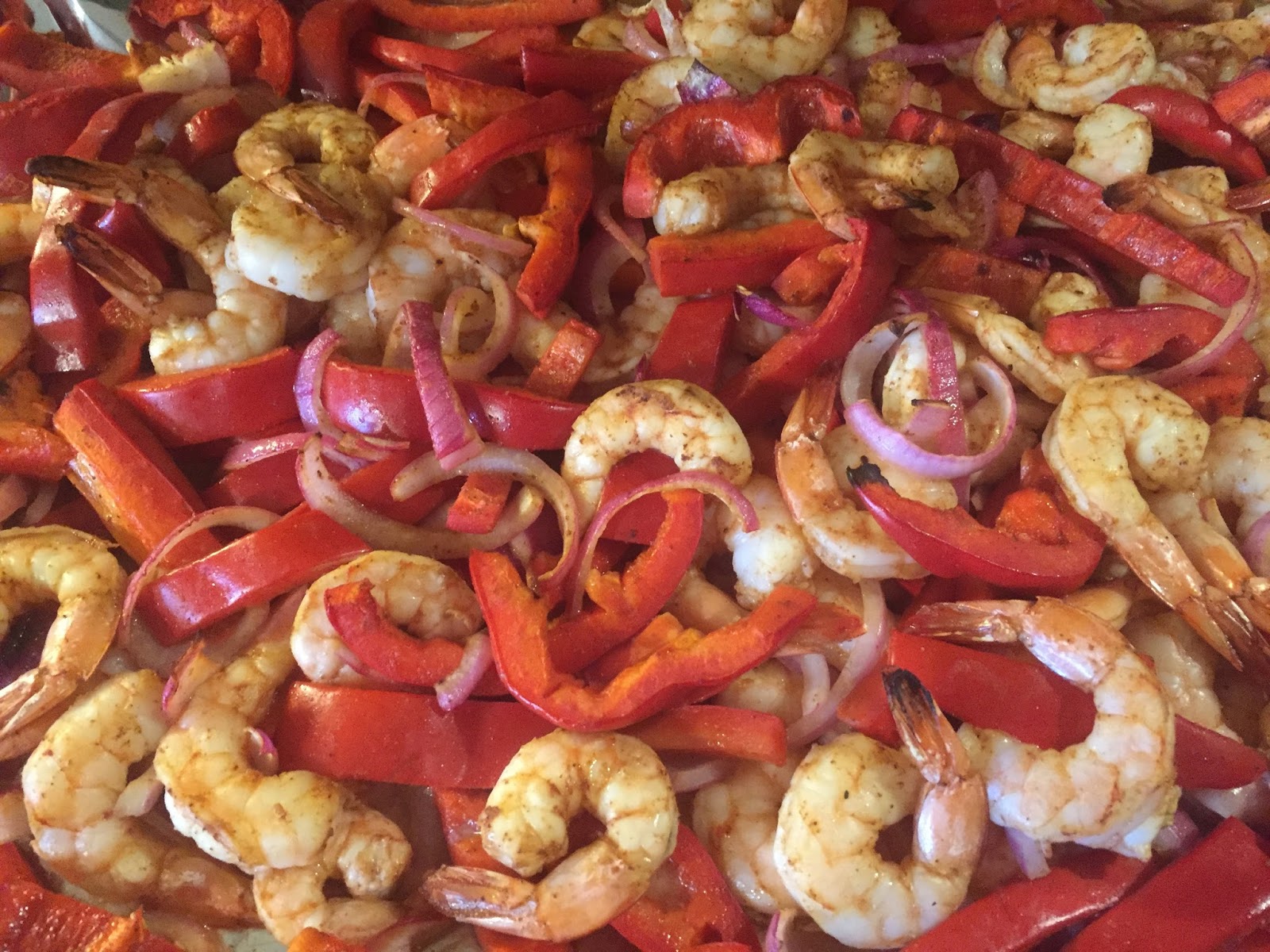 Sheet Pan Fajitas Chicken or Shrimp