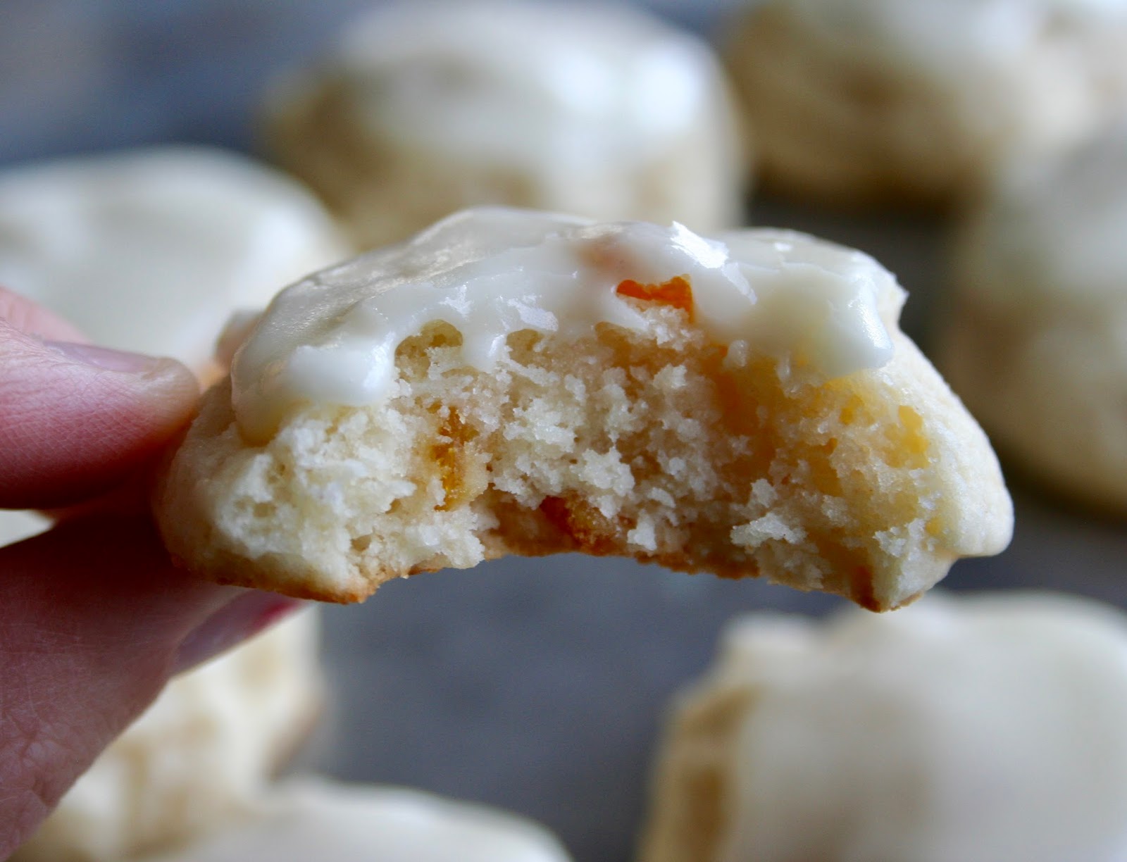 LemonOrange Butter Cookies with Orange Glaze