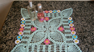 Patrones de bellísima carpeta crochet 