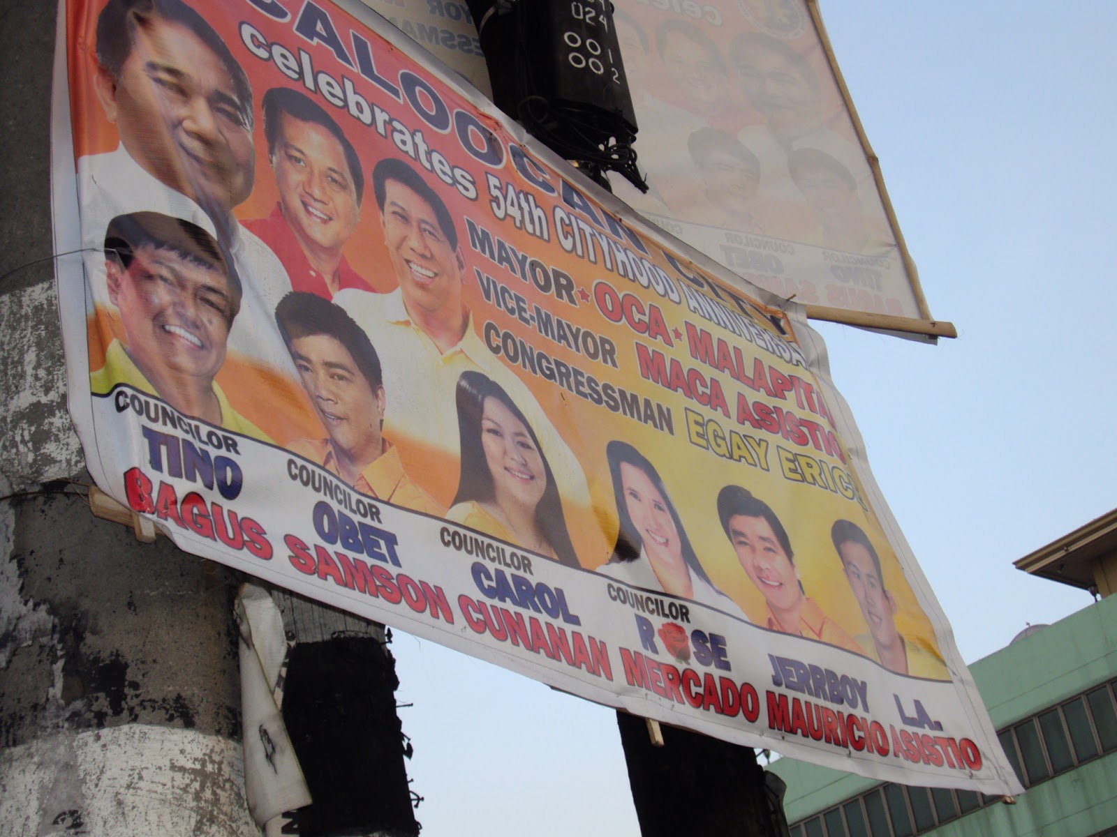 SumbongKo Illegal Election Campaign Materials at Caloocan City