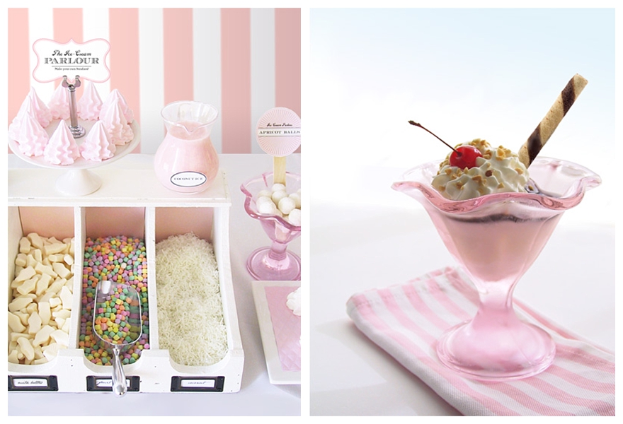 THE BEST WEDDING IDEAS Wedding Reception Inspiration IceCream