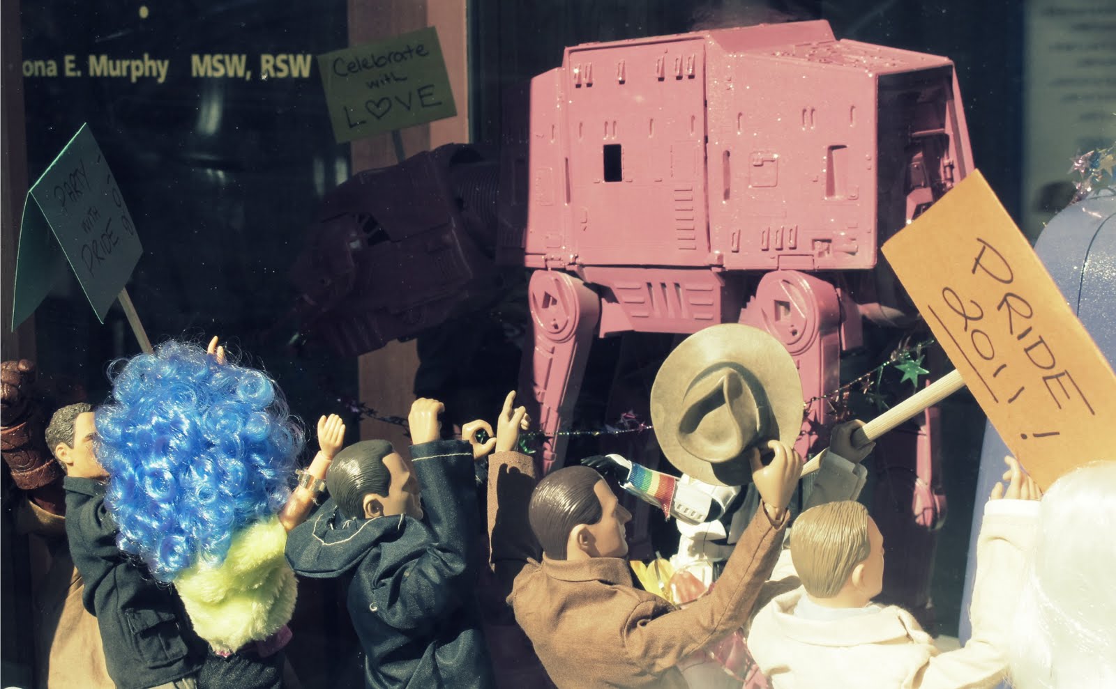 foureyes rella Gay pride and Star Wars toys??