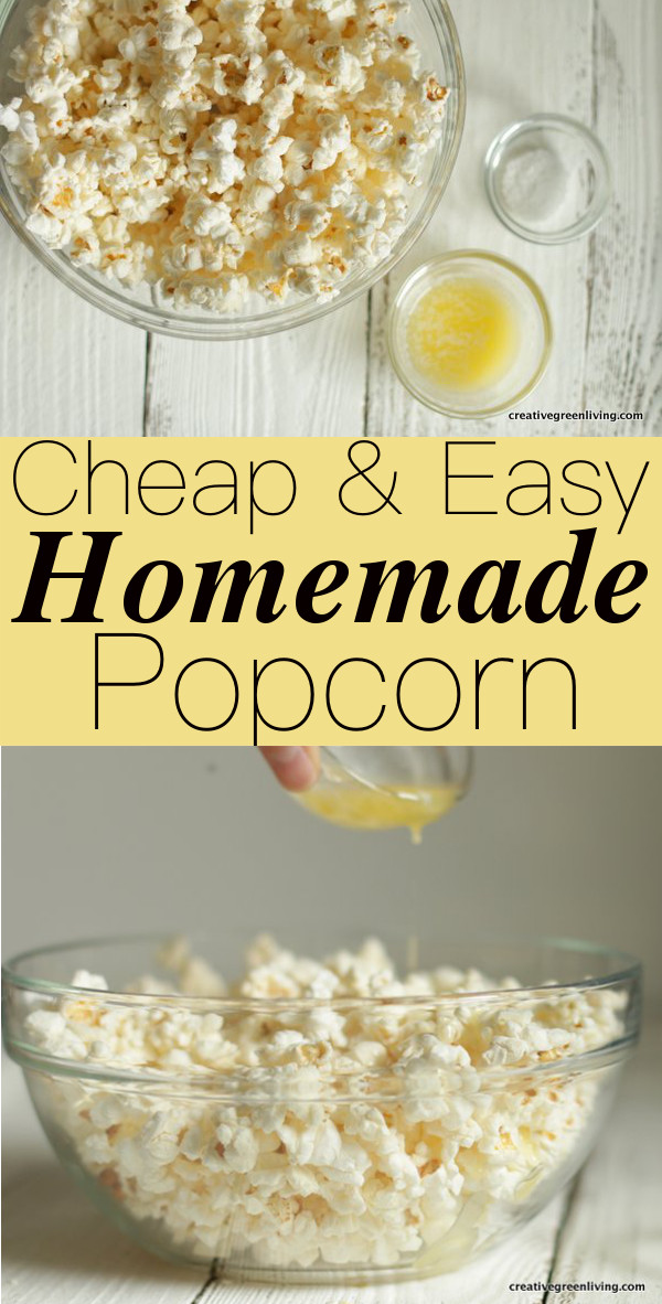 How to Make Homemade Popcorn in the Microwave No Oil Required! Creative Green Living