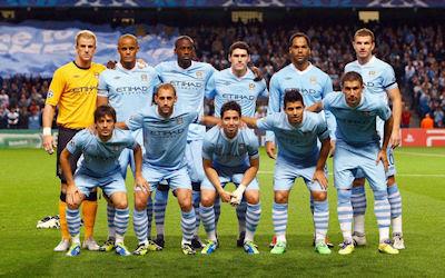 Liga de campeones Manchester City en Fútbol Soccer