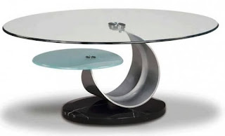 Circular Unique Contemporary Coffee Glass Table Design glass centre table for living room elegance curved foot with high durable glass cool stuff must have