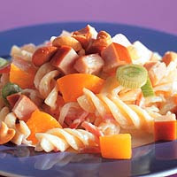 zout Gevoel Soeverein Hobbykoken. Lekker koken, elke dag!: Pastasalade met perzik en gerookte  kipfilet