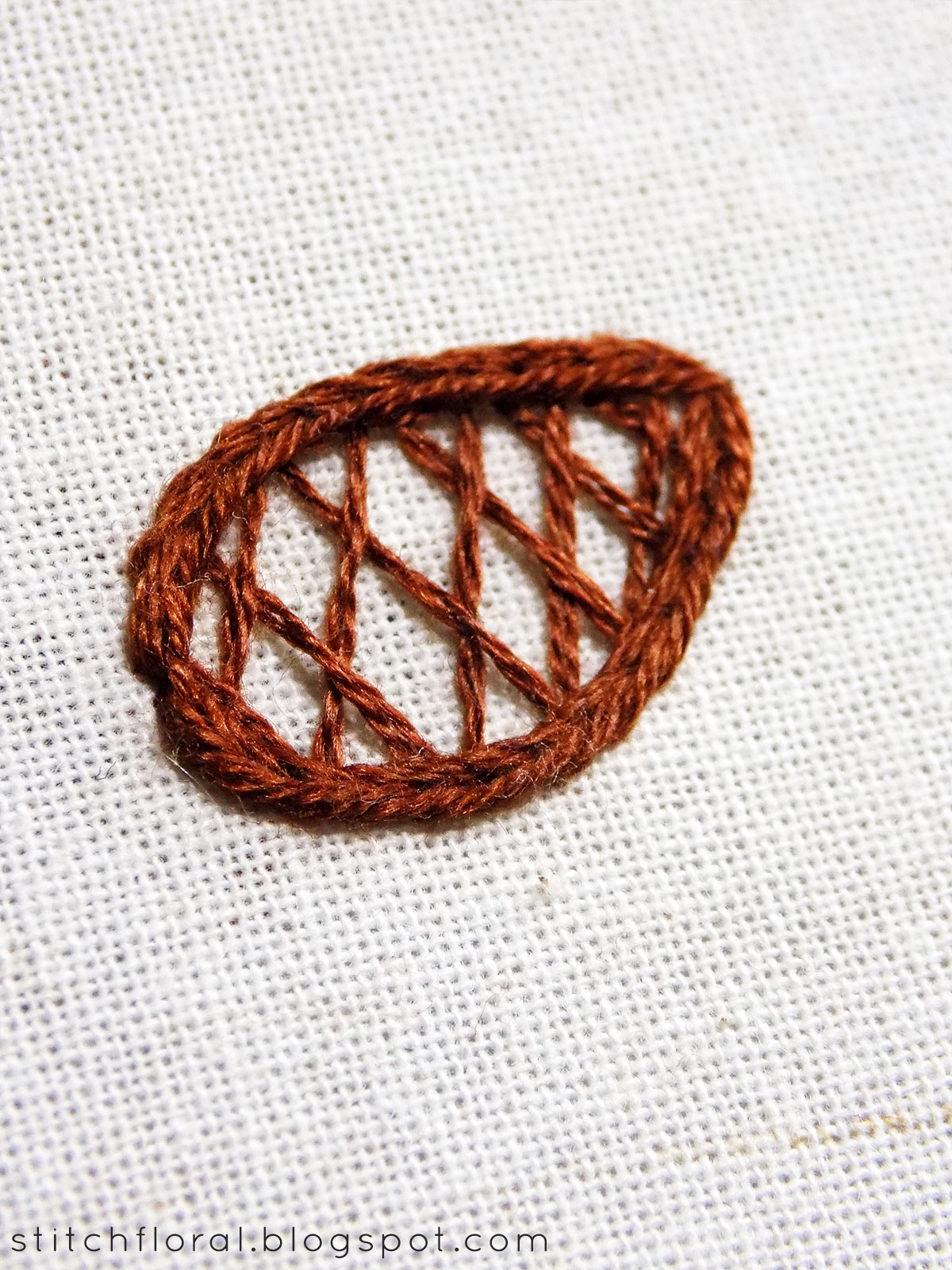 How to work herringbone stitch Stitch Floral