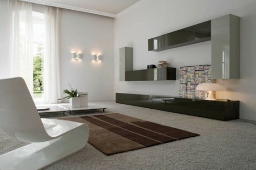 Decoración de interiores: Salas de color blanco